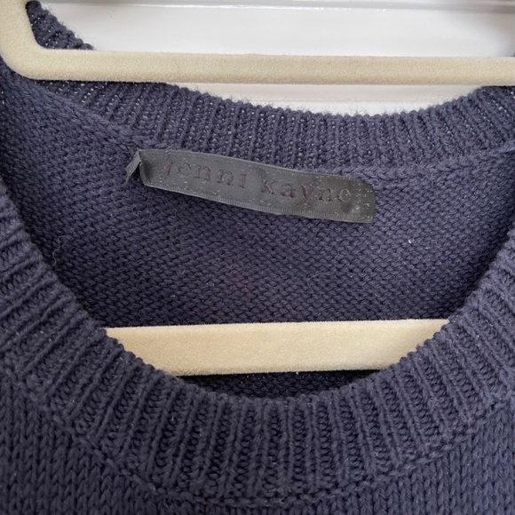 Jenni Kayne Sleeveless Sweater Navy/White - Picture 2 of 3